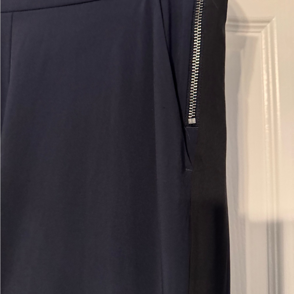 Athleta Navy Wide Leg Pants - Picture 2 of 3